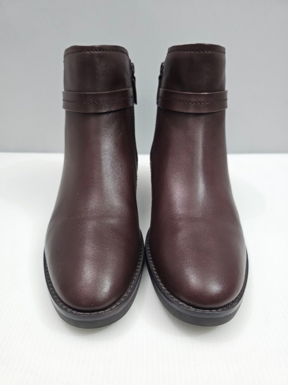 Cole Haan Rosalyn Waterproof Ankle Boot Womens 10 Madeira Brown Leather Low Heel - Picture 5 of 15